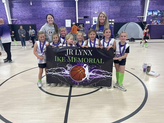 1st &amp; 2nd grade Girls Lynxettes 2nd place